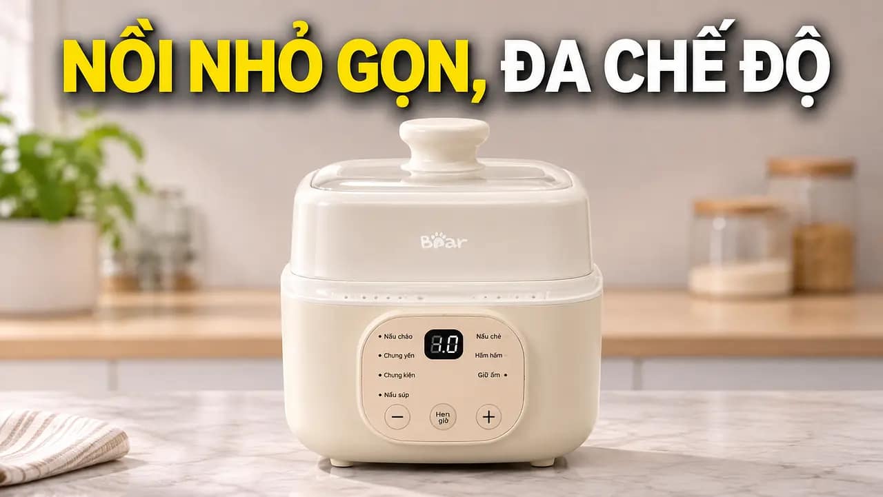 Top 4 nồi nấu chậm cho gia đình nhỏ 2026 với chức năng nấu chậm của nồi Russell Hobbs