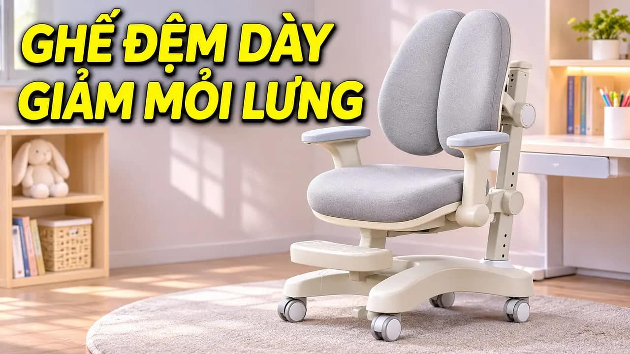 Top 5 ghế công thái học cho bé nên mua năm 2026