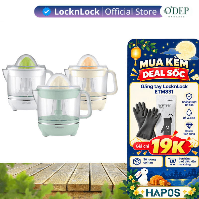LocknLock EJJ231 – máy ép hoa quả tốt nhất tầm giá 1tr