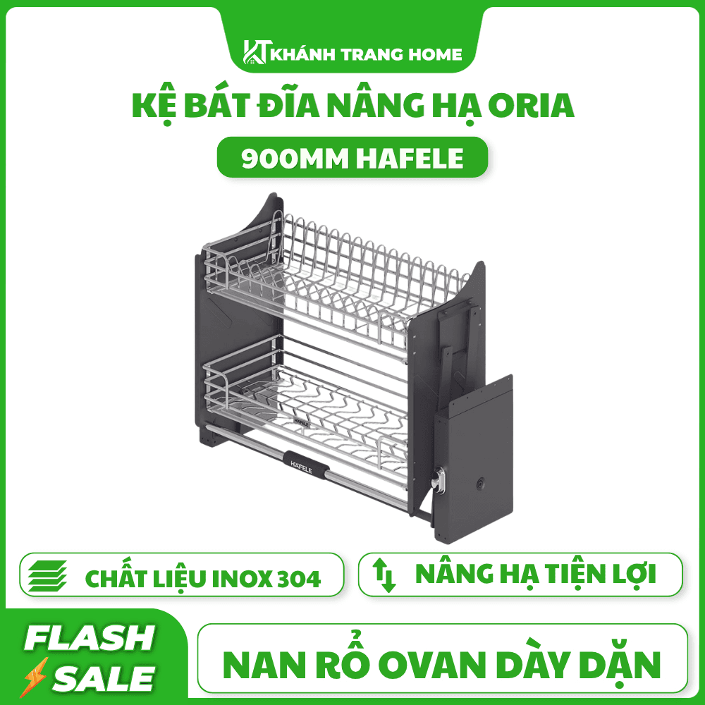 Kệ Bát Đĩa Nâng Hạ Hafele – kệ nâng hạ bát đĩa
