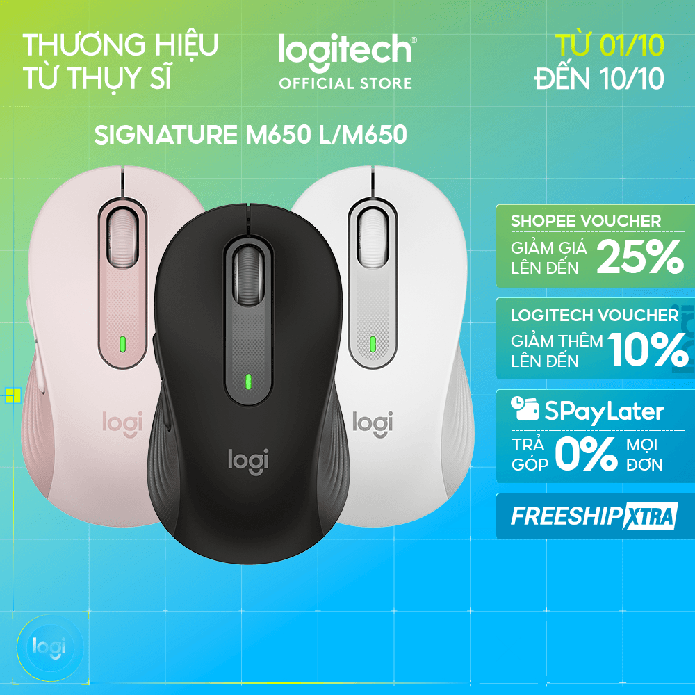 Chuột máy tính Logitech M650 – chuột máy tính không dây logitech mx anywhere 3s đen