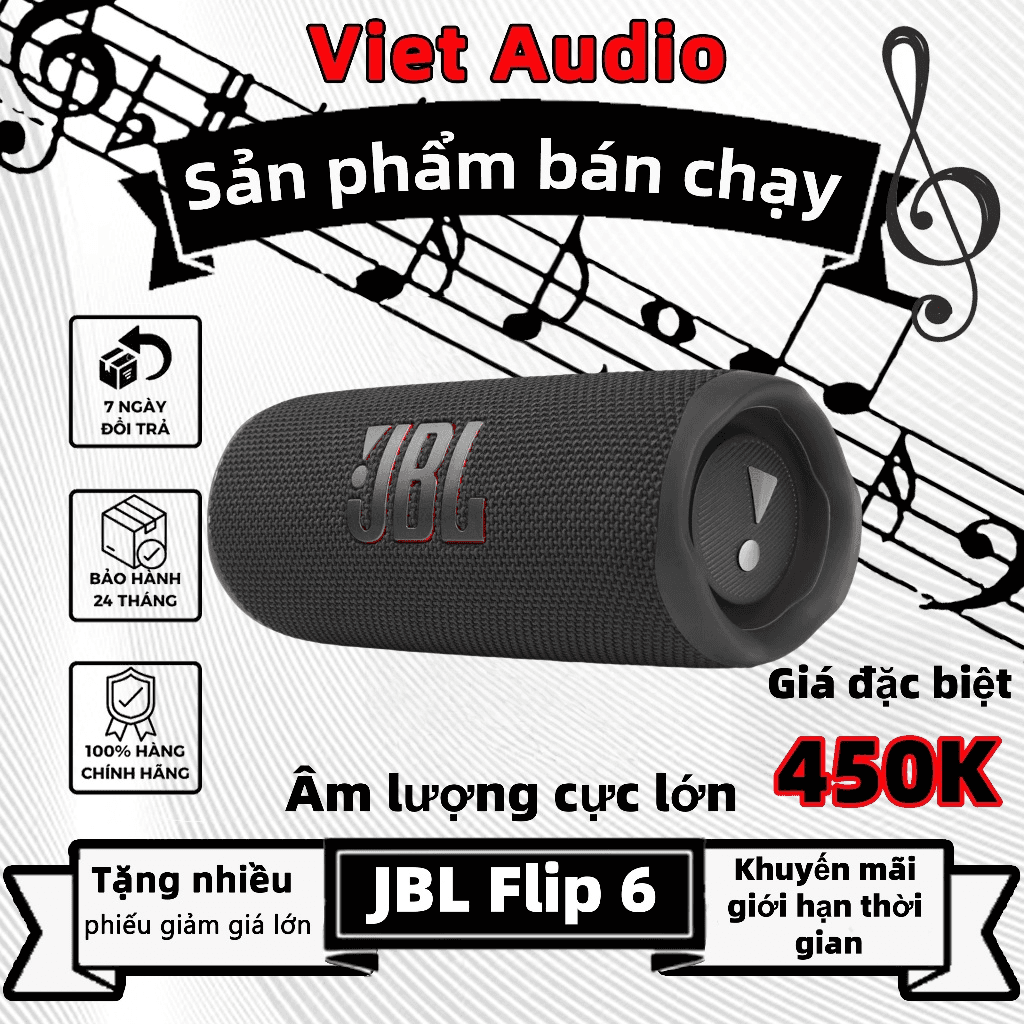 Loa Bluetooth JBL Flip 6 – mic kết nối loa bluetooth harman kardon hát karaoke
