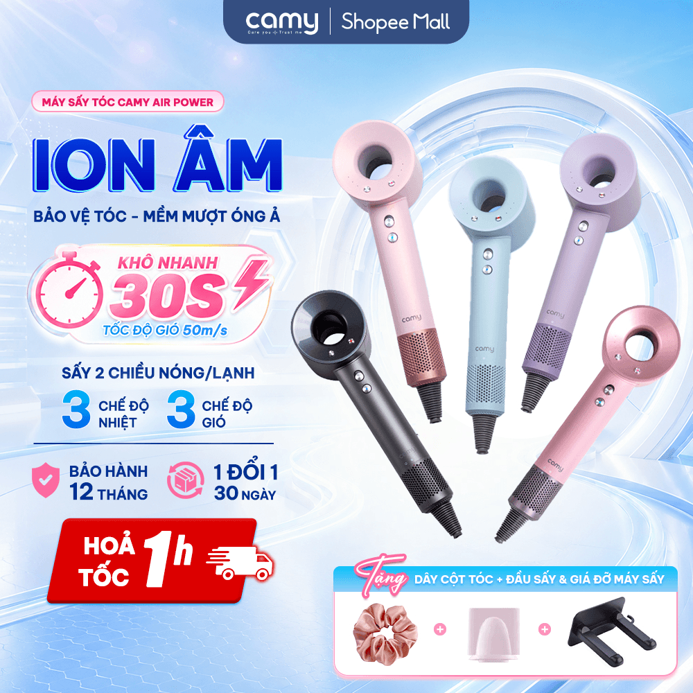 Máy sấy tóc ion âm Camy Air Power – máy sấy tóc ion âm