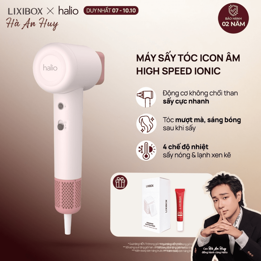 Máy Sấy Tóc Halio High Speed Ionic Hair Dryer – máy sấy tóc ion âm