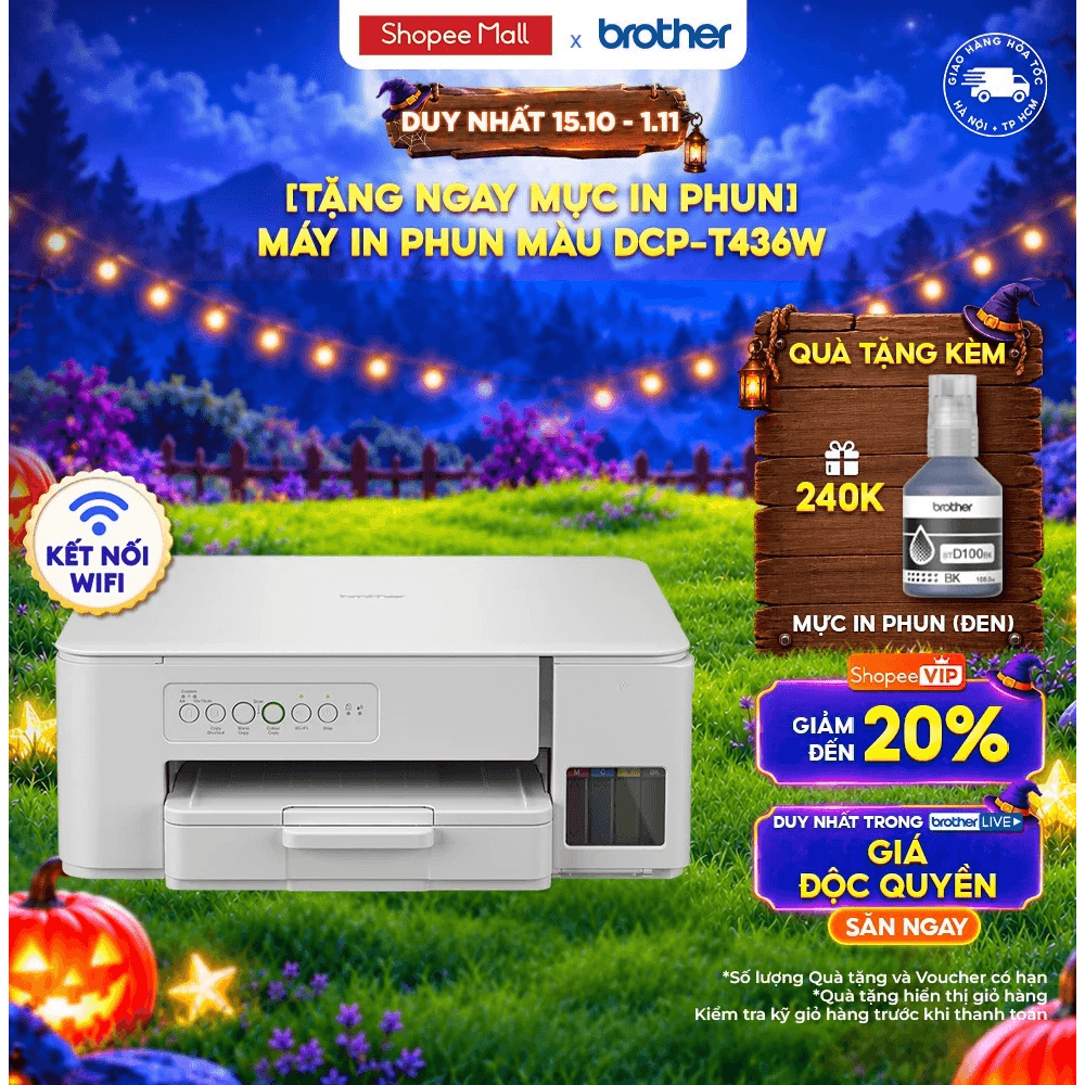 Brother DCPT436W – máy in màu epson l8050