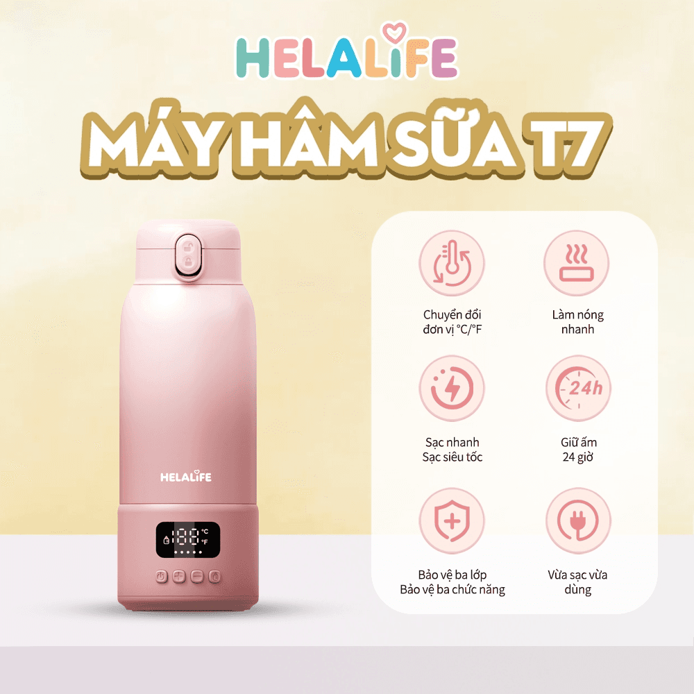 Máy hâm sữa Helalife T7 – máy hâm bình sữa